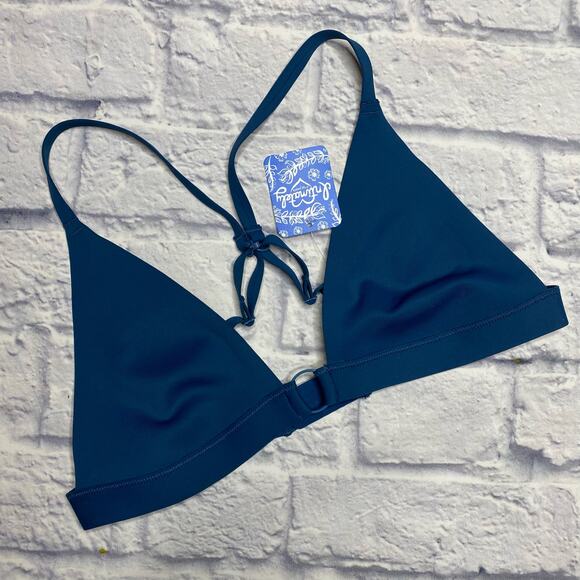 Free People Intimately Oh Scuba Neo Bralette in Midnight Cowboy - Picture 2 of 7